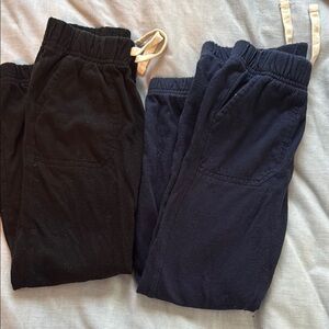 GAP Kids Black and Navy Joggers